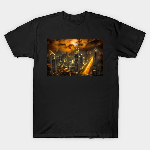 Dark City T-Shirt by jasminaseidl